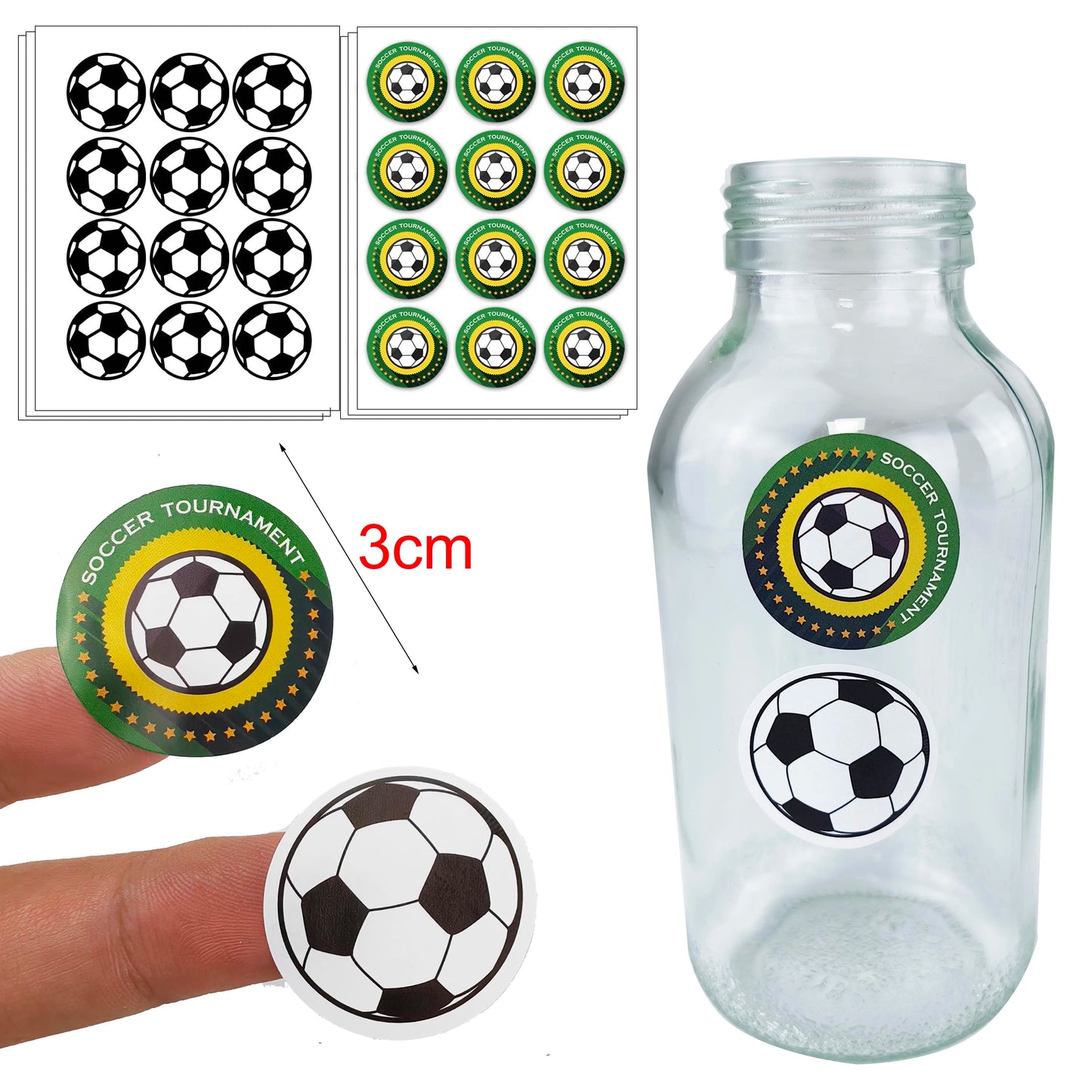 120 Autocollants Football Anniversaire foot-Fan2Foot