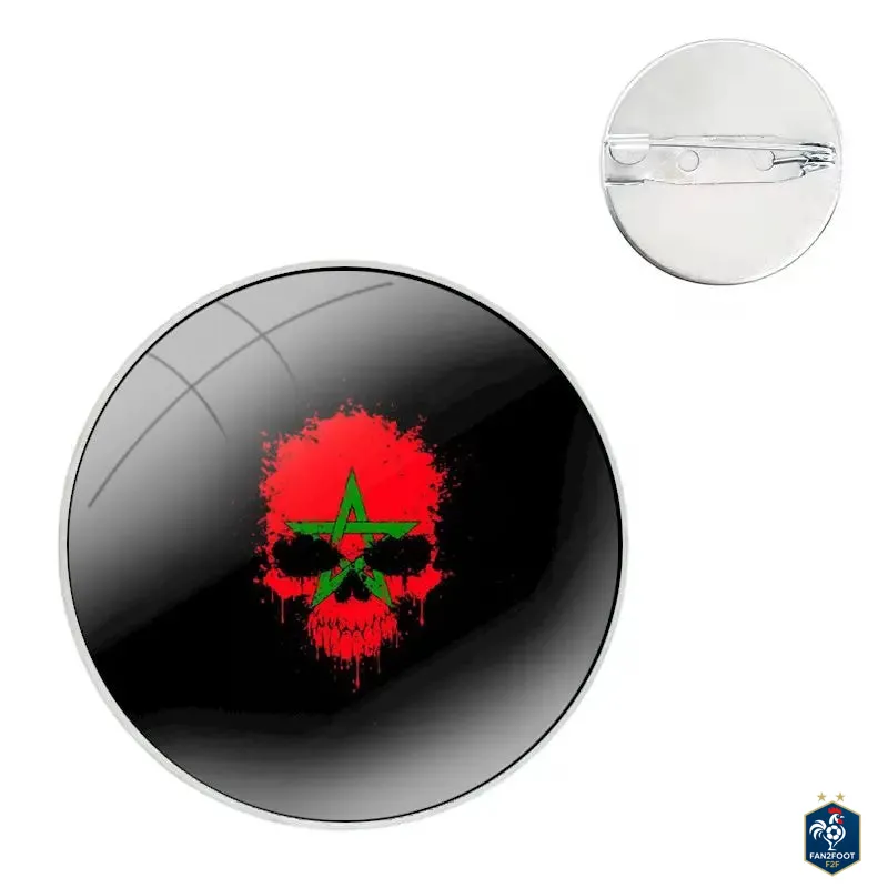 Broche Ronde CAN 2025 Pays foot-Fan2Foot