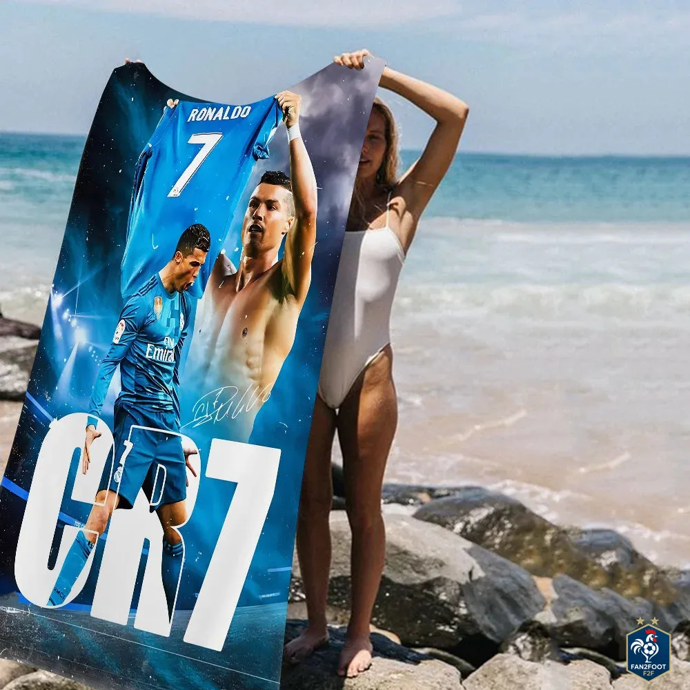 Serviette plage Cristiano Ronaldo CR7 foot-Fan2Foot