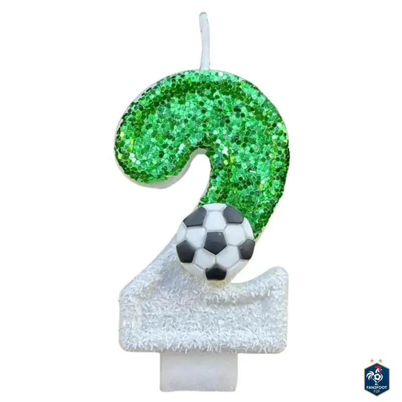 Bougie Chiffre – Décoration Anniversaire foot-Fan2Foot