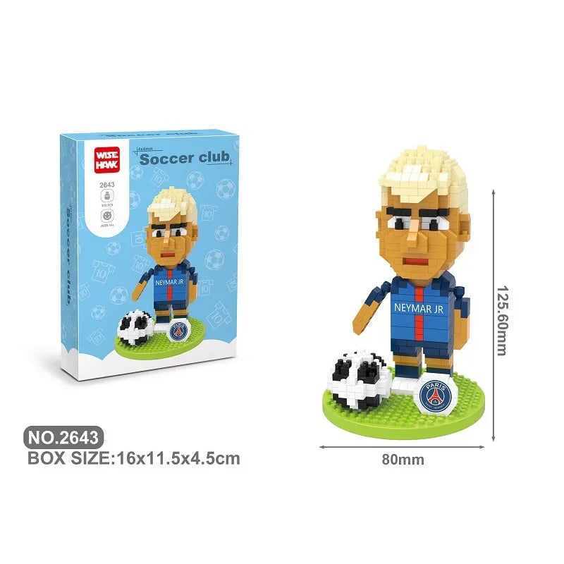 Jeu de Construction en Blocs type Lego - Joueurs foot-Fan2Foot