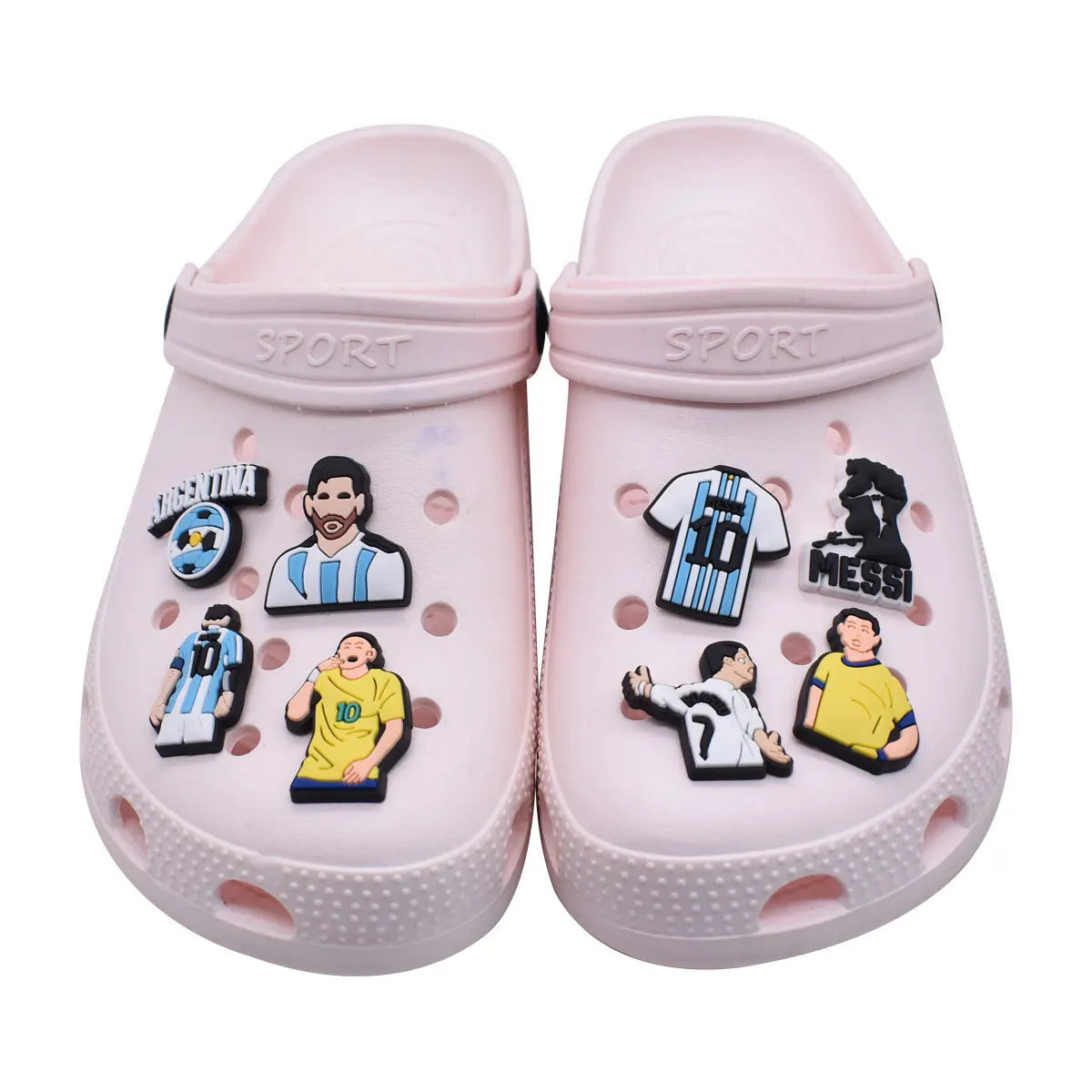 Charm Football pour Crocs Messi, Cristiano Ronaldo, Neymar foot-Fan2Foot