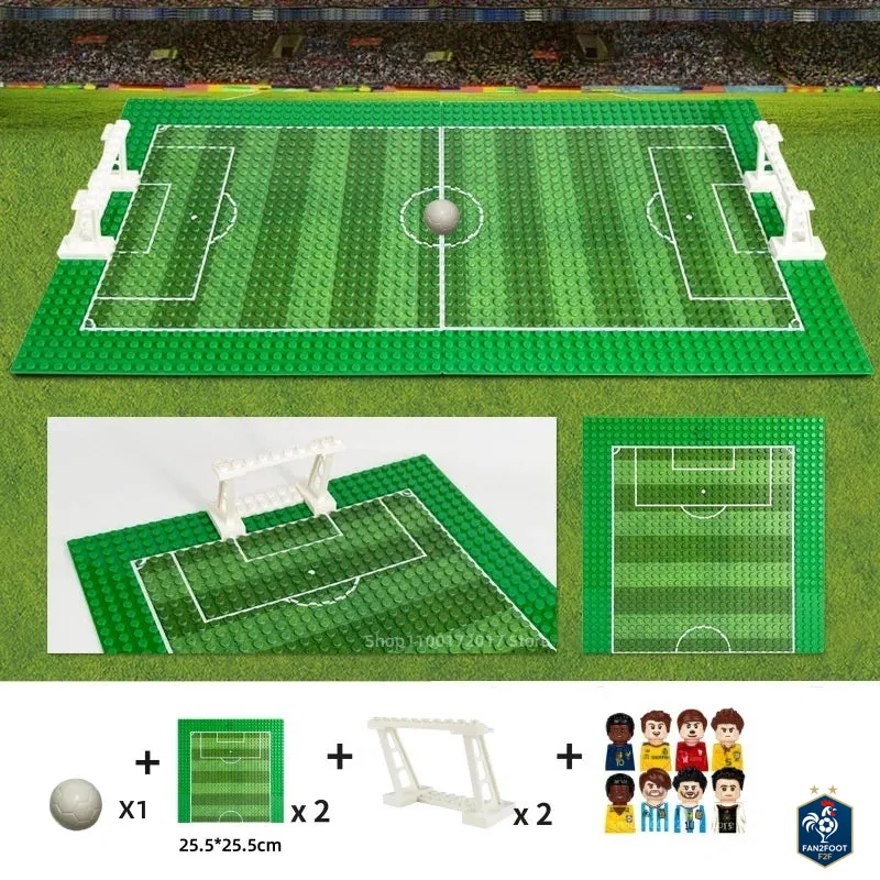 Terrain de Football en Mini Blocs type LEGO foot-Fan2Foot