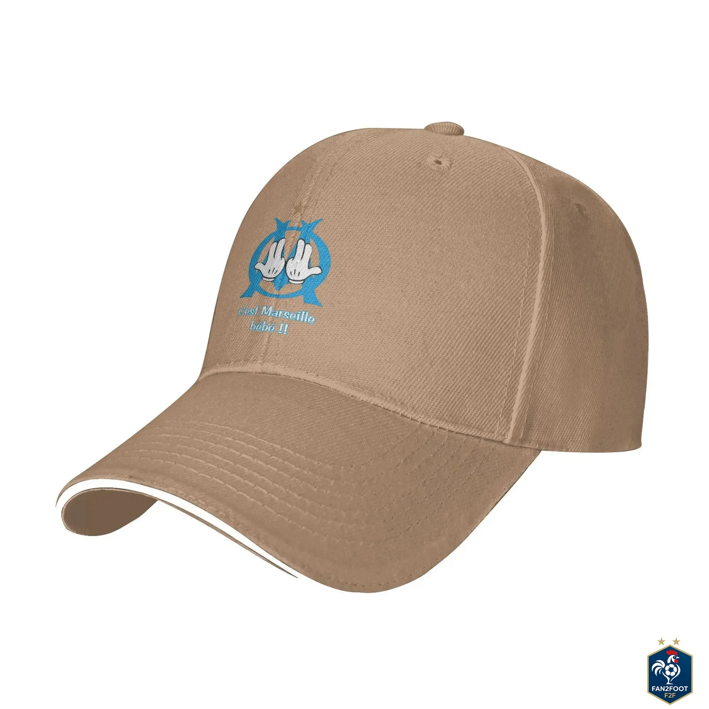 Casquette OM JUL "C'est Marseille bébé" foot-Fan2Foot