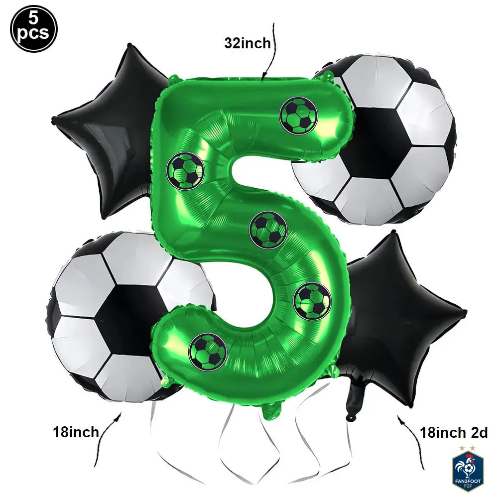 Kit de décoration anniversaire foot-Fan2Foot