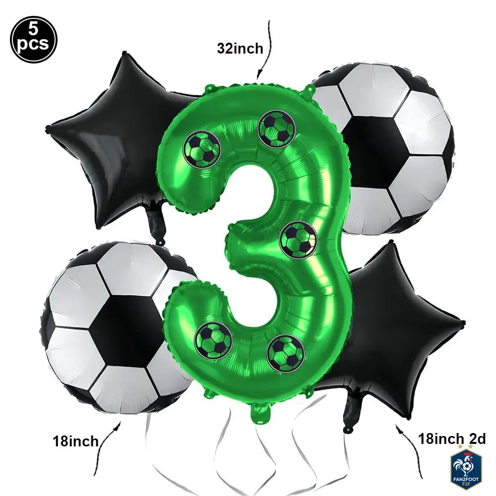 Kit de décoration anniversaire foot-Fan2Foot