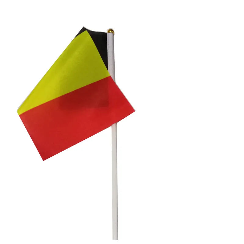 10 Drapeaux Belgique foot-Fan2Foot