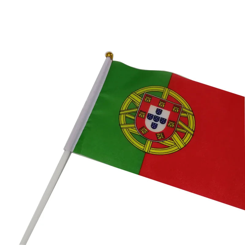 Lot de 10 Drapeaux à Main Portugal foot-Fan2Foot
