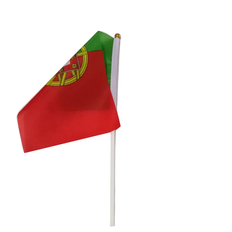 Lot de 10 Drapeaux à Main Portugal foot-Fan2Foot