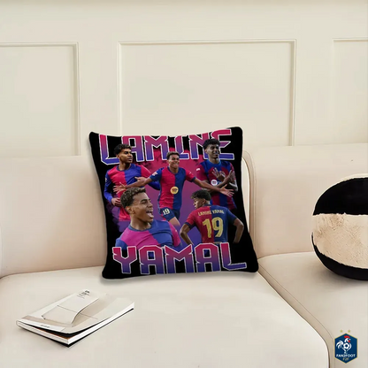 Housse de Coussin Lamine Yamal foot-Fan2Foot