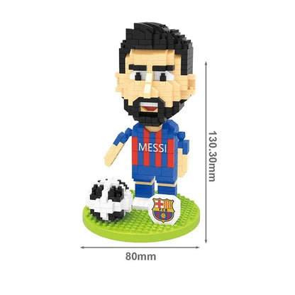 Jeu de Construction en Blocs type Lego - Joueurs foot-Fan2Foot