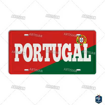 Plaque Métal Déco Murale Vintage foot-Fan2Foot