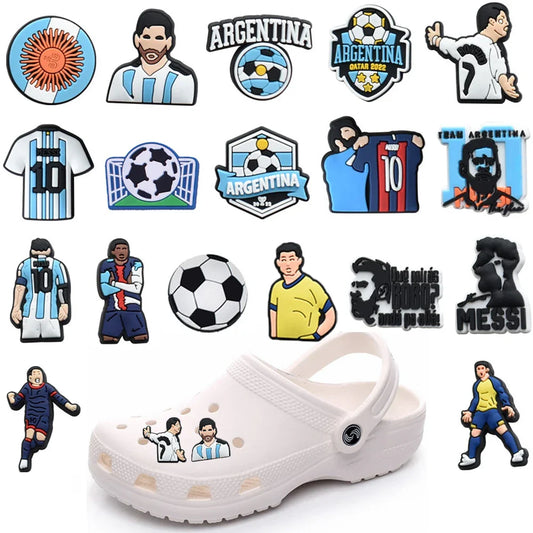 Charm Football pour Crocs Messi, Cristiano Ronaldo, Neymar foot-Fan2Foot