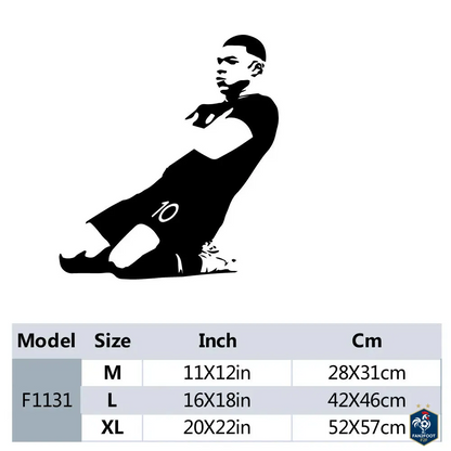 Sticker Mural Kylian Mbappé foot-Fan2Foot