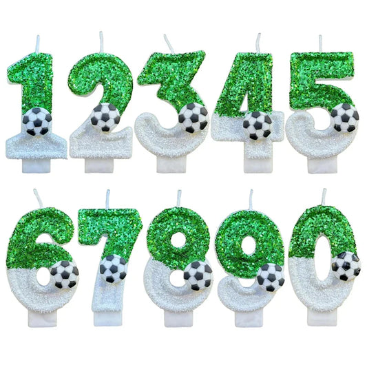 Bougie Chiffre – Décoration Anniversaire foot-Fan2Foot