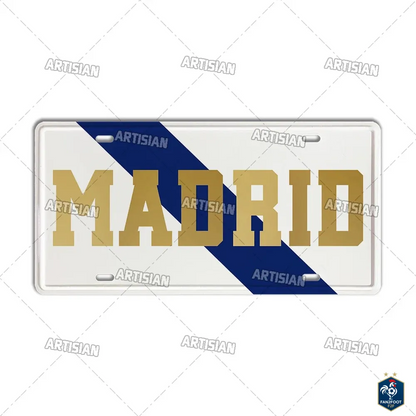 Plaque Métal Déco Murale Vintage foot-Fan2Foot