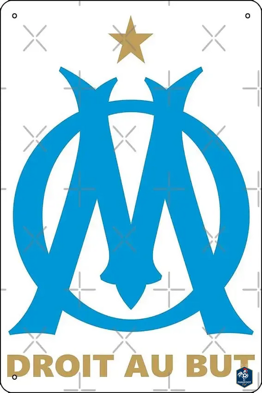Plaque Métal Vintage OM foot-Fan2Foot