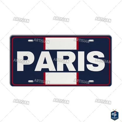 Plaque Métal Déco Murale Vintage foot-Fan2Foot