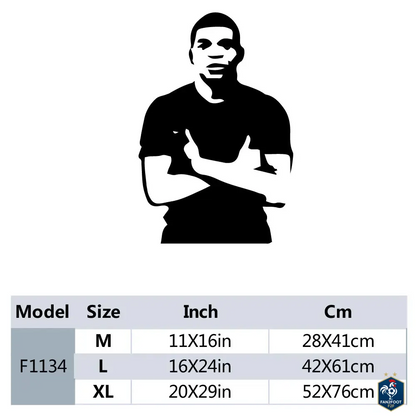 Sticker Mural Kylian Mbappé foot-Fan2Foot
