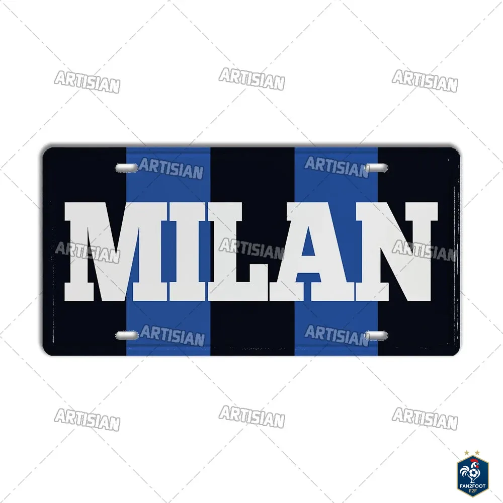 Plaque Métal Déco Murale Vintage foot-Fan2Foot