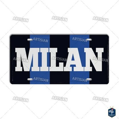 Plaque Métal Déco Murale Vintage foot-Fan2Foot