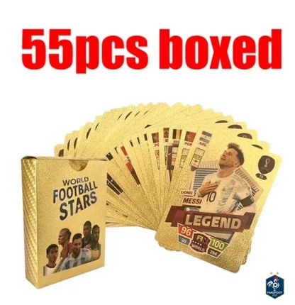 Carte Collector Football Star Or / Argent foot-Fan2Foot