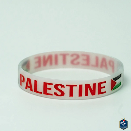 Lot de 2 Bracelets en Silicone Palestine foot-Fan2Foot