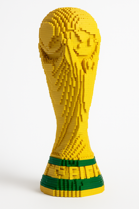 Maquette Coupe du Monde en Briques Type LEGO foot-Fan2Foot